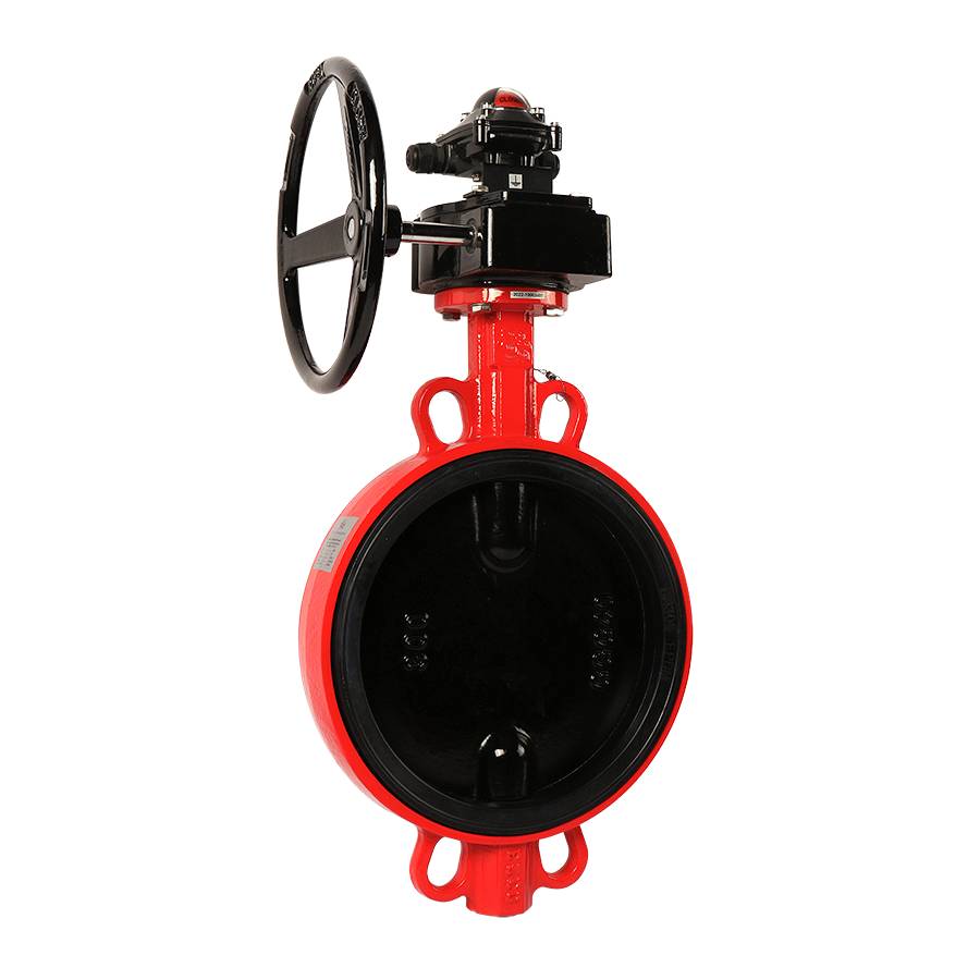 Затвор дисковый поворотный РАШВОРК DN350 PN16, GG25 / GGG40 / EPDM, М/Ф с редуктором, 200-350-16