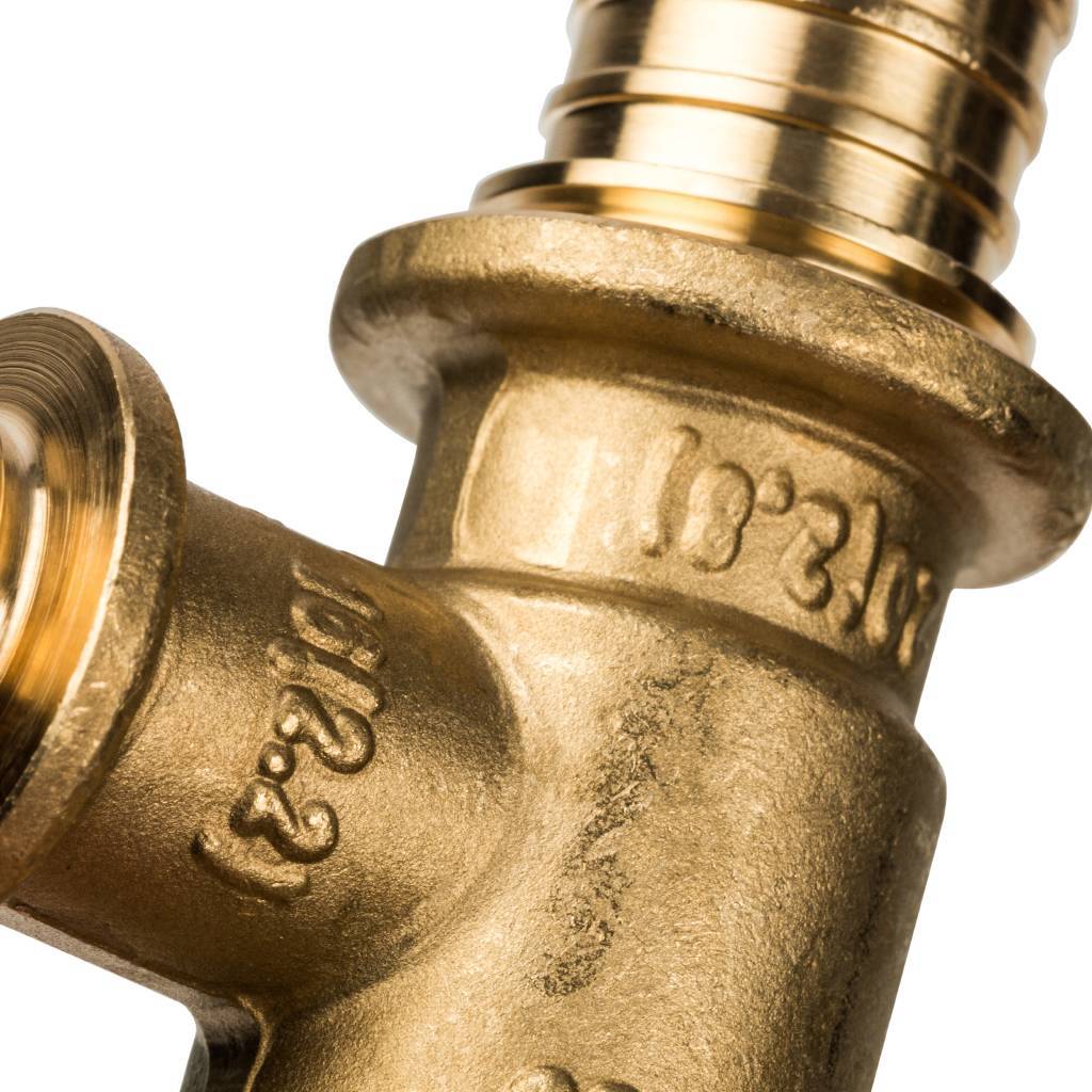 Тройник переходной STOUT 25x16x20 для труб из сшитого полиэтилена аксиальный, SFA-0014-251620