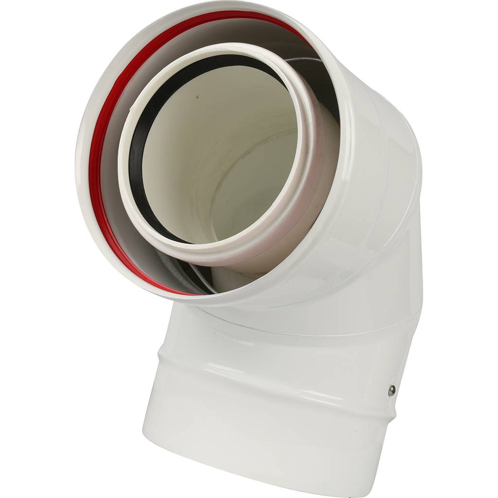 Коаксиальный отвод Baxi KHG 87°, 110/160мм, HT, KUG71413361-