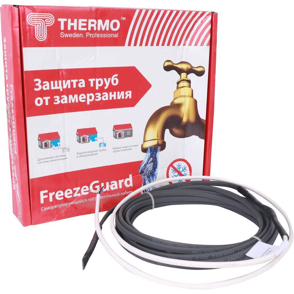 Комплект кабеля для обогрева труб THERMO 8м, 25 Вт/м, FG 8/25B