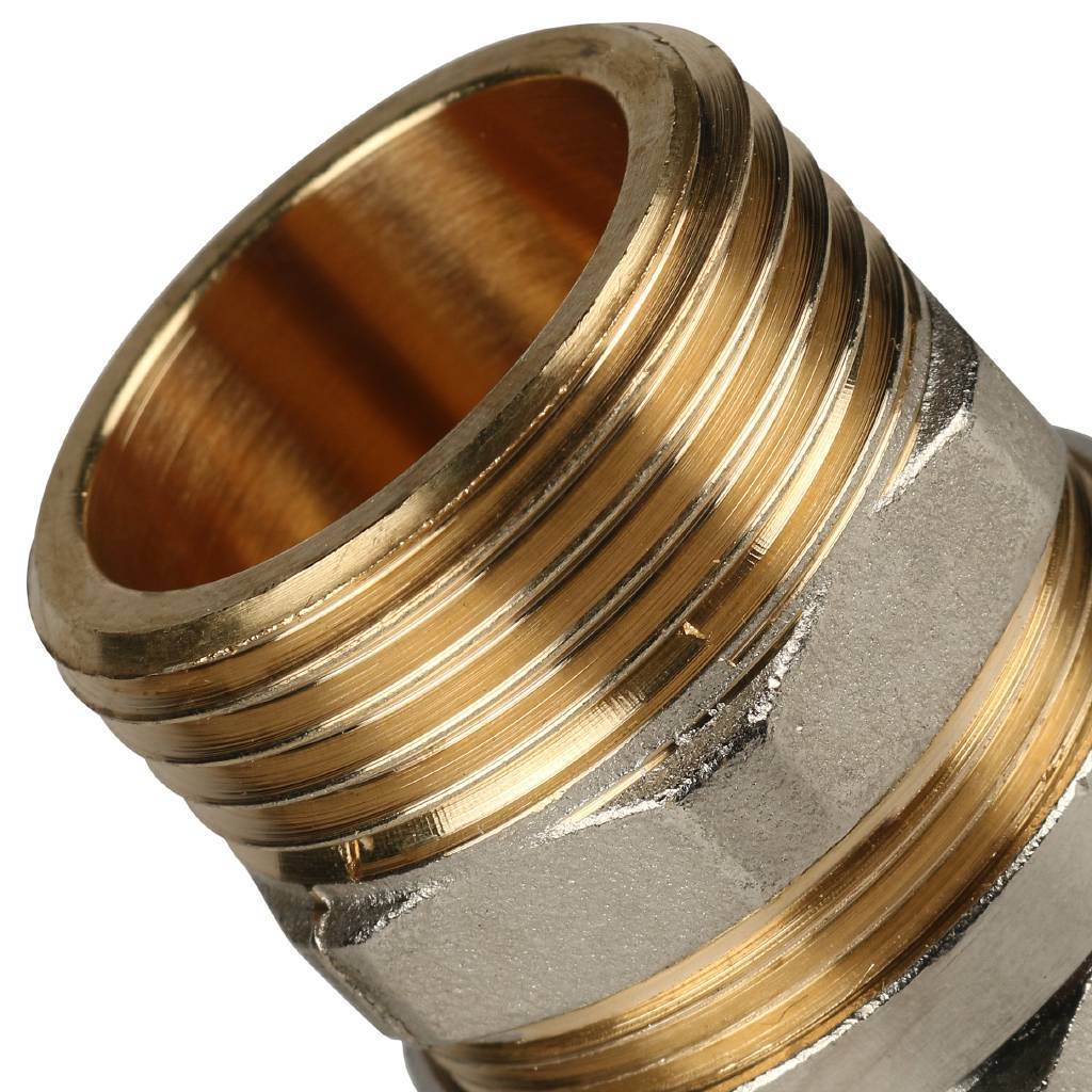 Переходник STOUT с наружной резьбой 1 х26 для металлопластиковых труб винтовой, SFS-0001-000126