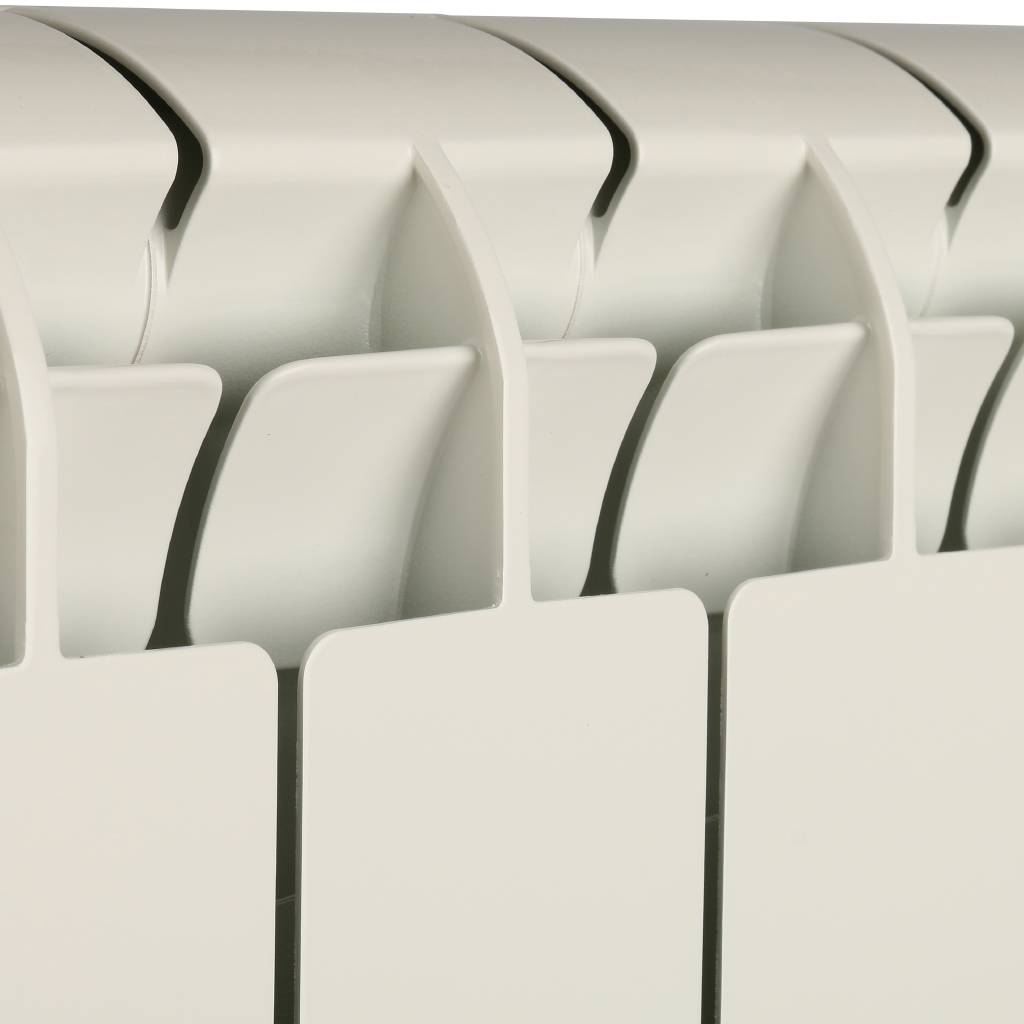 Радиатор биметаллический Global STYLE PLUS 500 12 секций боковое подключение (белый RAL 9010), STP05001012