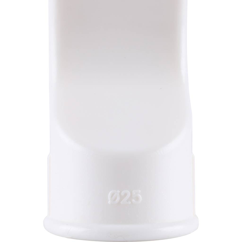 Обводное колено Kalde d=25 для полипропиленовых труб под сварку (цвет белый), 3202-twc-250001