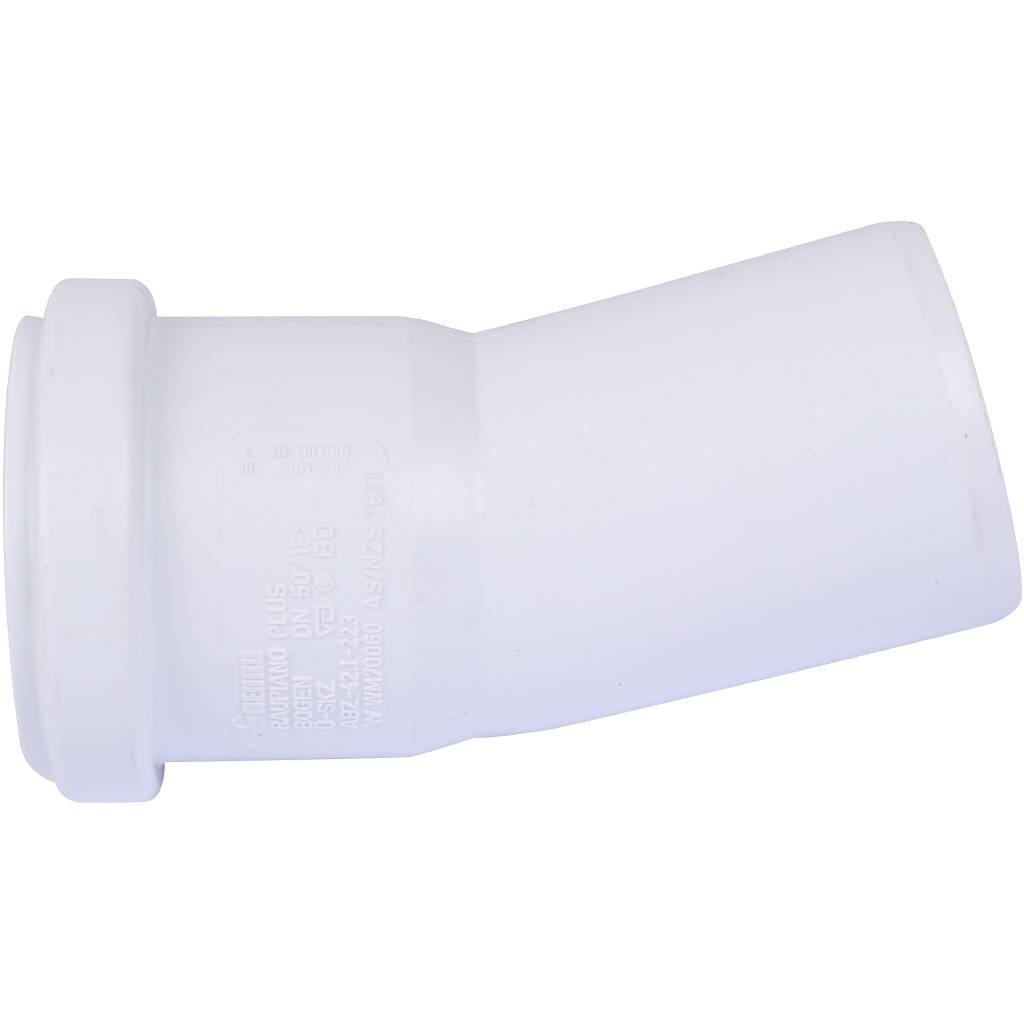 Отвод РЕХАУ RAUPIANO PLUS диам. 50 на 15°, 11210941003