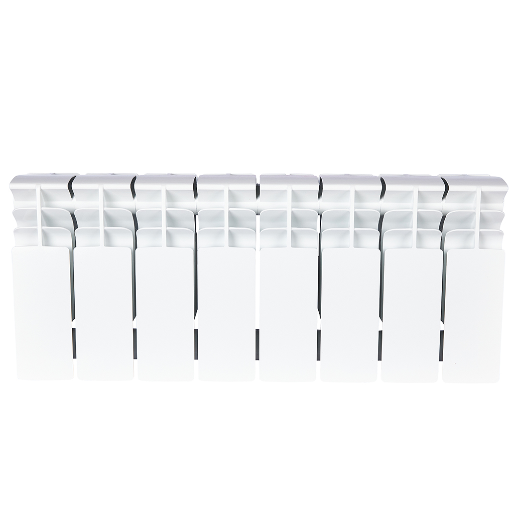 Радиатор биметаллический STOUT TITAN 200 8 секций боковое подключение (белый RAL 9016), SRB-3310-020008