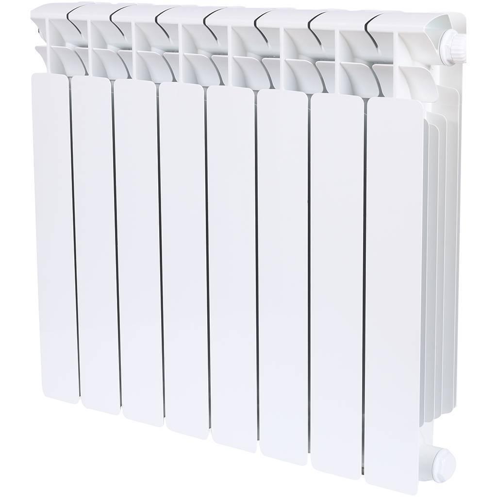 Радиатор биметаллический RIFAR BASE VENTIL 500 BVR 13 секции нижнее правое подключение (белый RAL 9016), 1RB50.VR-13