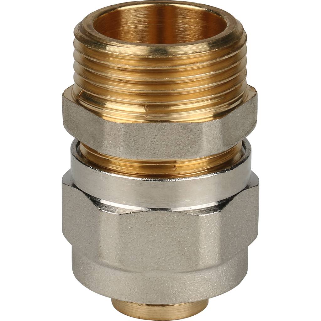 Переходник STOUT с наружной резьбой 3/4 х20 для металлопластиковых труб винтовой, SFS-0001-003420