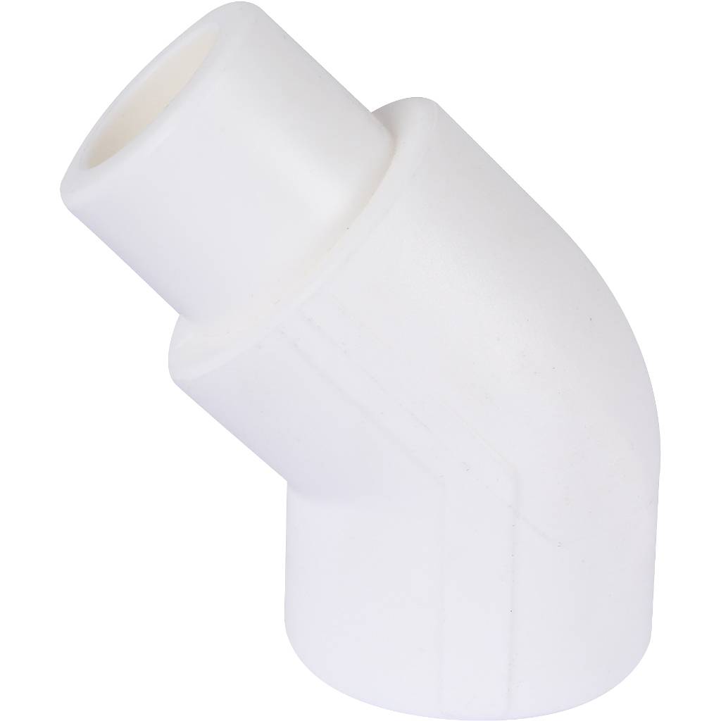 Угольник 45* Kalde d=25 вн\нар (цвет белый), 3212-elt-250045