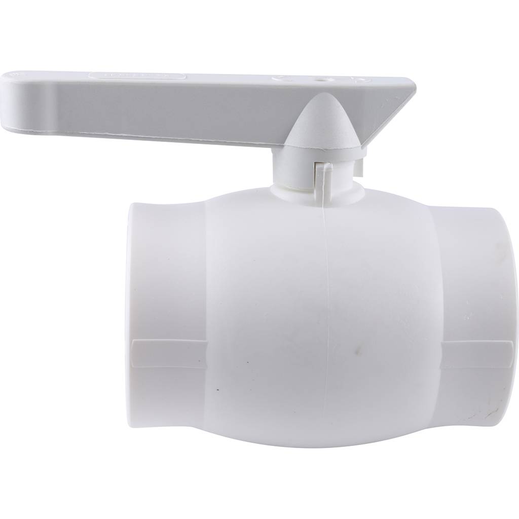 Кран шаровой Kalde d=63 для полипропиленовых труб под сварку (цвет белый), 3242-vlb-630003