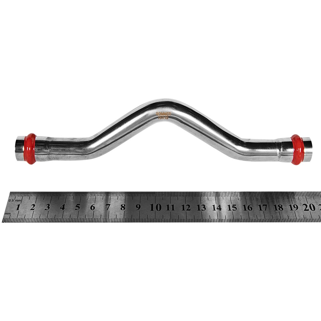 Обвод ROMMER ВПр-ВПр, 15, из нержавеющей стали прессовой, RSS-1006-000015