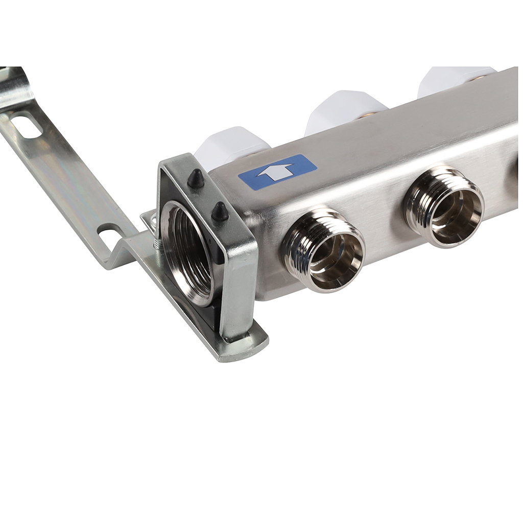 Коллектор из нержавеющей стали без расходомеров ROMMER 7 выходов, RMS-3200-000007