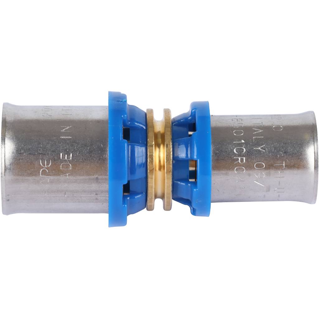 Муфта APE соединительная переходная 20х16 для металлопластиковых труб прессовой, ARL1300210