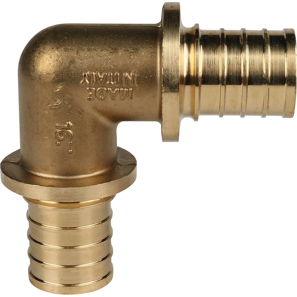 Угольник STOUT 90° 16 для труб из сшитого полиэтилена аксиальный, SFA-0007-000016