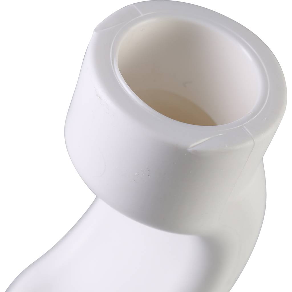 Обводное колено Политэк d=20 для полипропиленовых труб под сварку (цвет белый)