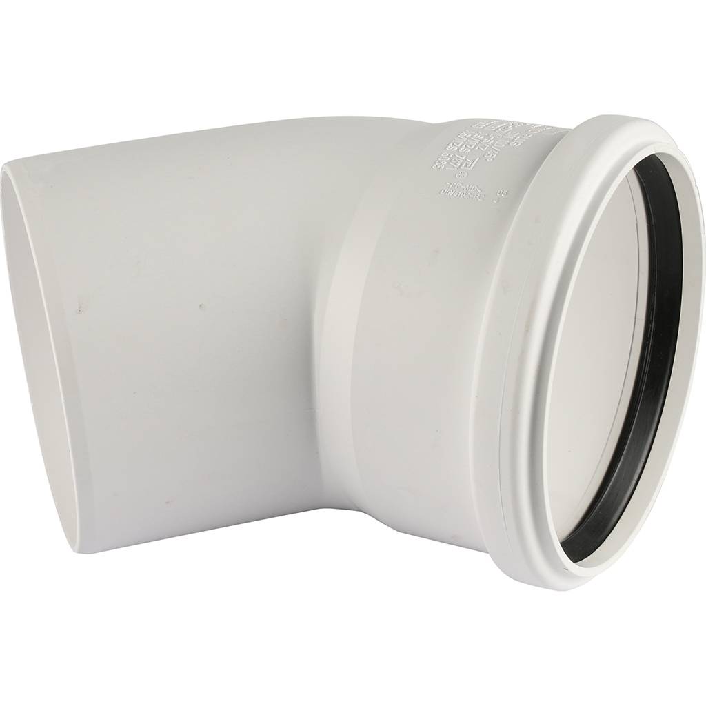 Отвод РЕХАУ RAUPIANO PLUS диам. 110 на 45°, 11231361001