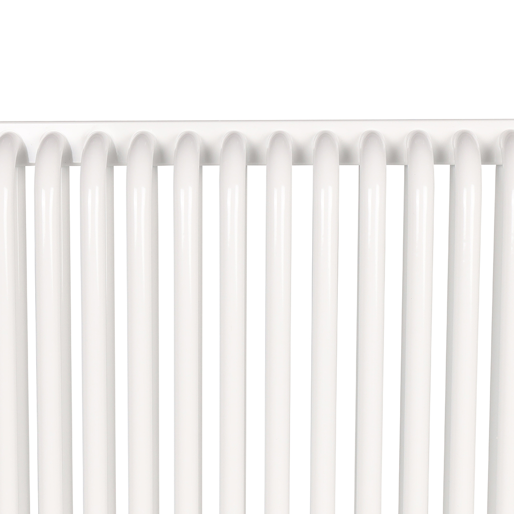 2-х трубчатый стальной радиатор ROMMER RST 2050/18 секций боковое подключение RAL9016, RST-205018-010