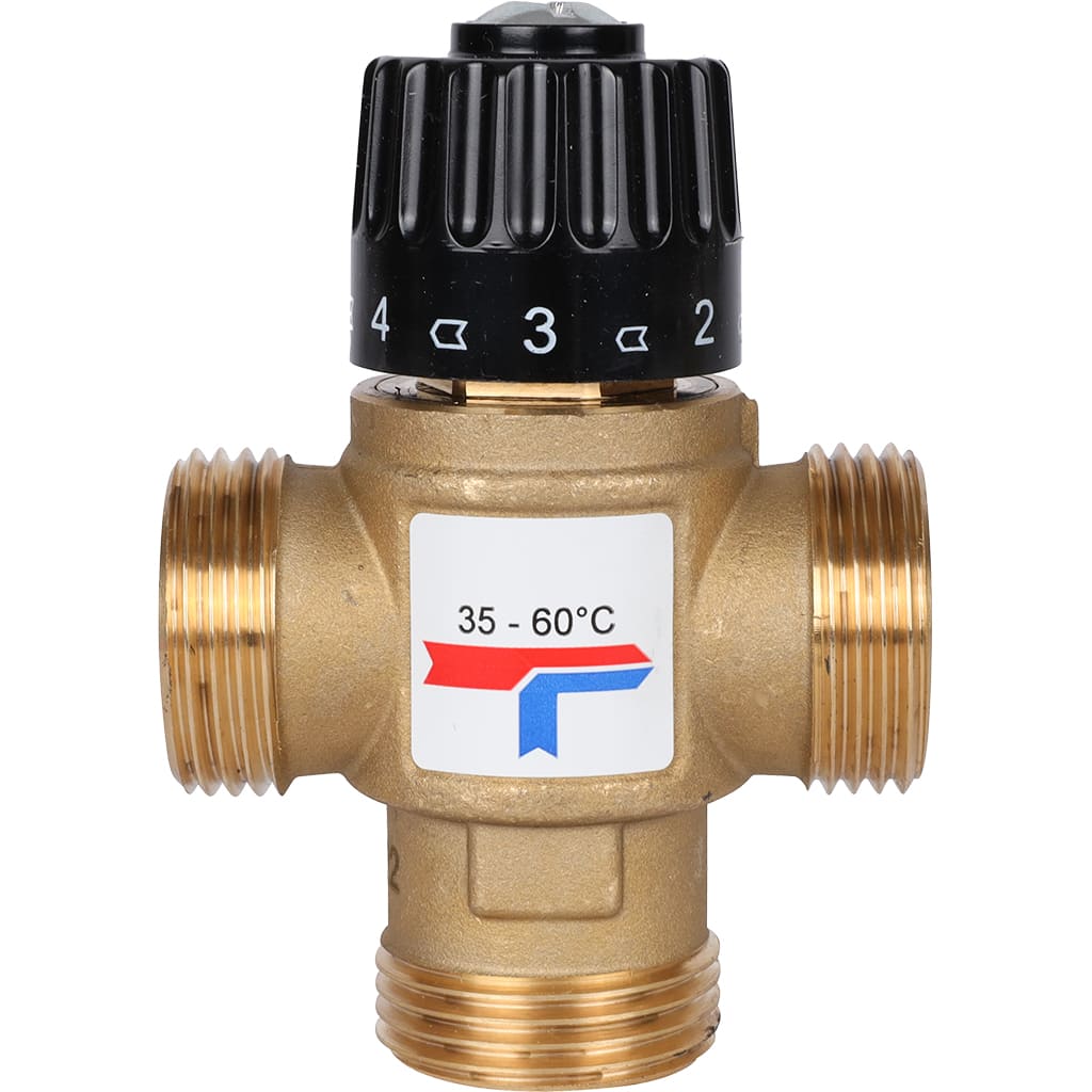 Термостатический смесительный клапан BARBERI 1 , 35-60C, V07M250ABN