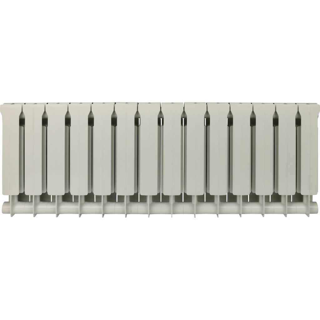 Радиатор биметаллический Global STYLE EXTRA 350 14 секций боковое подключение (белый RAL 9010)