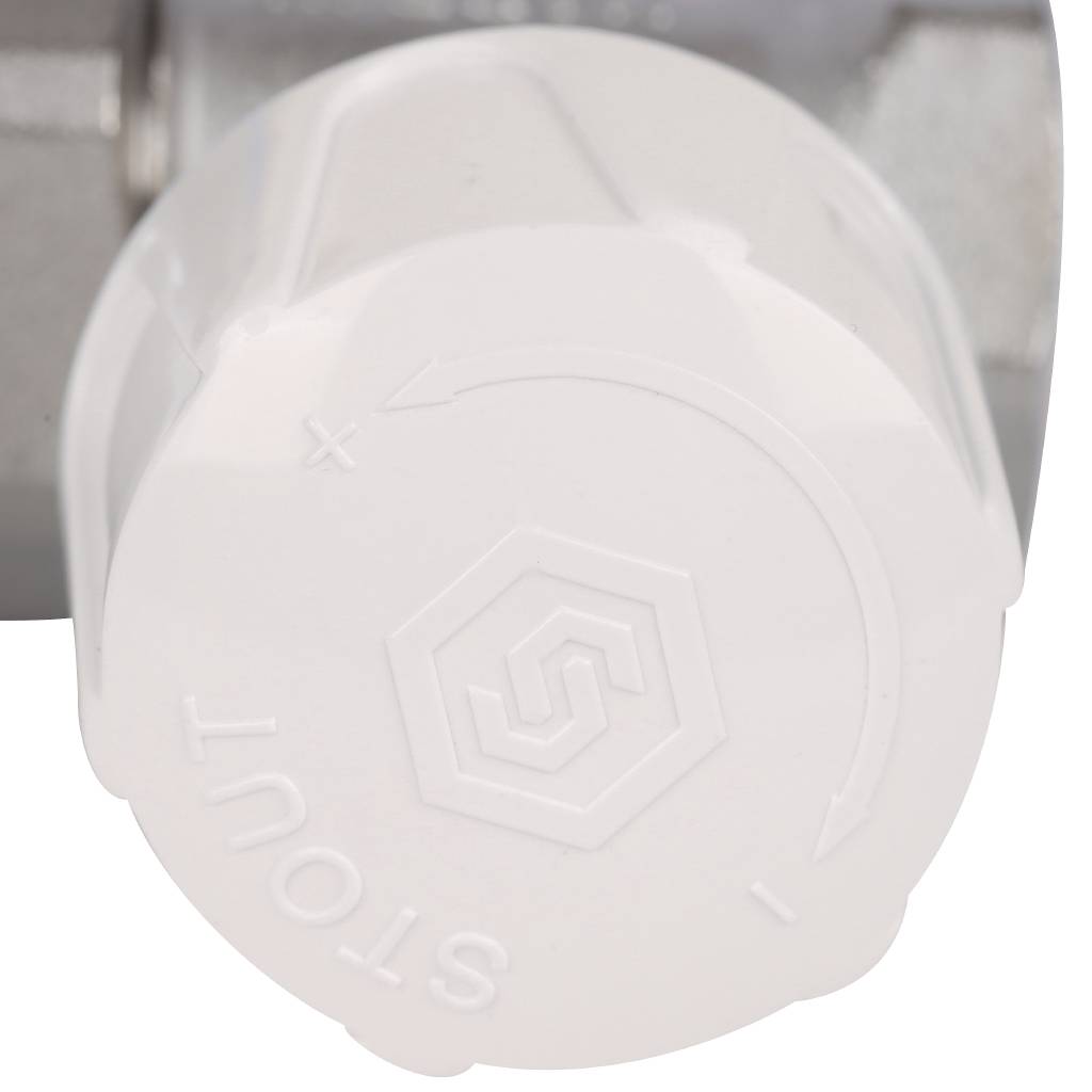 Клапан ручной терморегулирующий прямой STOUT SVR 1/2 (с дополнительным уплотнением), SVR-2122-100015