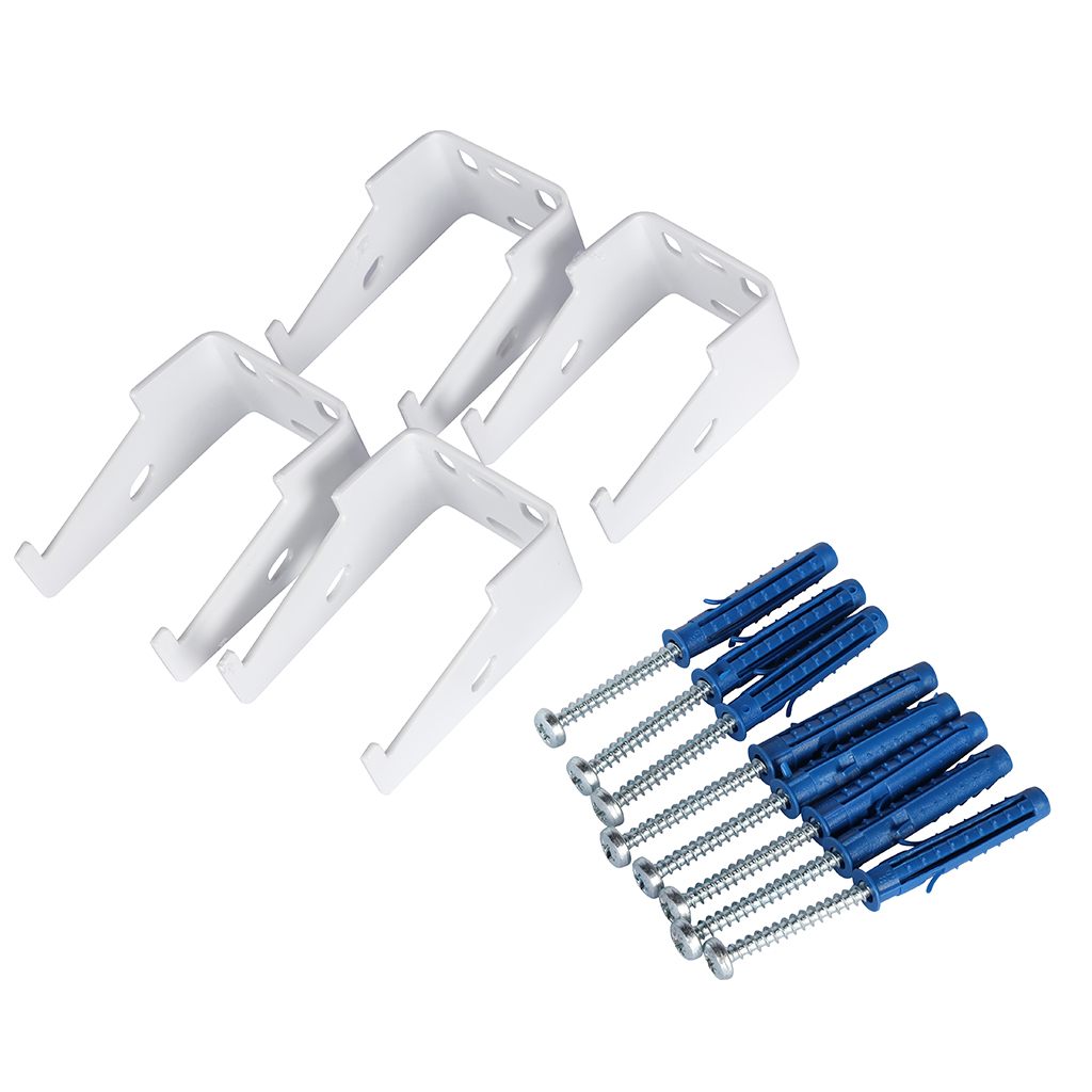 2-х трубчатый радиатор стальной ROMMER RST 2030/10 секций нижнее правое подключение RAL9016, RST-203010-020