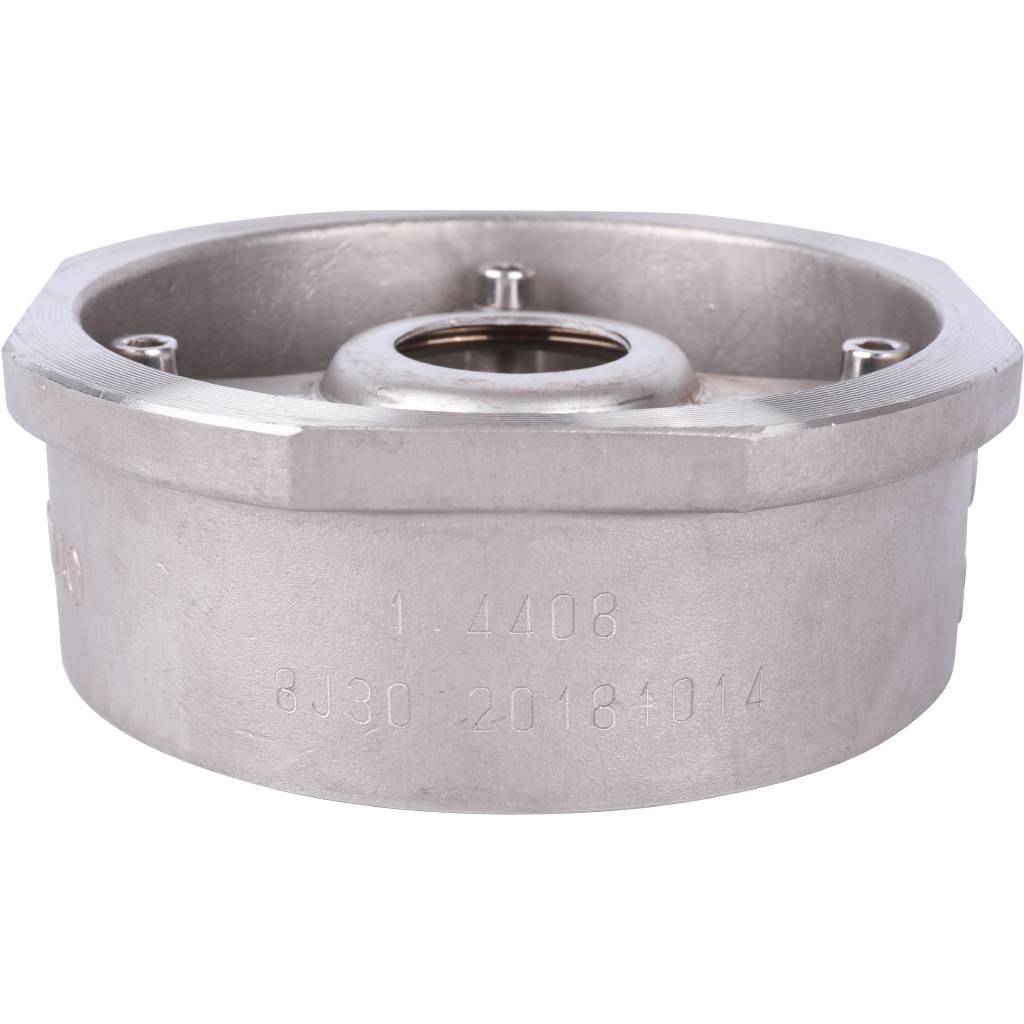 Клапан обратный пружинный ZETKAMA 275I Ду80 Ру40 межфланцевый из нерж. стали, 275I080E51