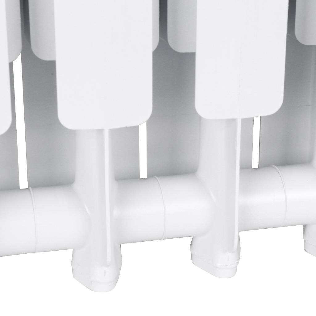 Радиатор алюминиевый STOUT Bravo 500 9 секций боковое подключение RAL9010, SRA-0110-050009