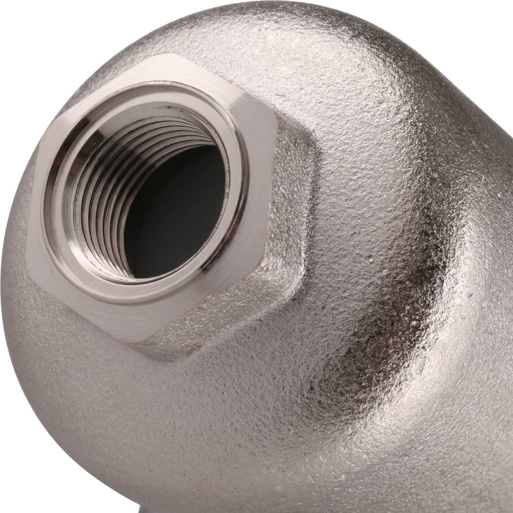 Фильтр с манометром TIEMME 1 1/4 со сгонами, с латунной колбой, промывной