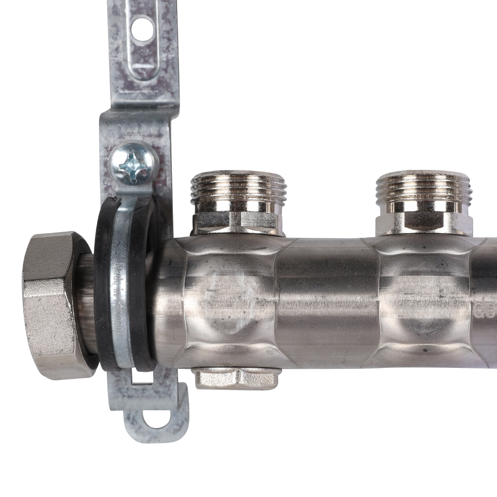 Гребенка из нержавеющей стали Oventrop Multidis SH 1 для присоед.отоп.приборов, на 11 контуров