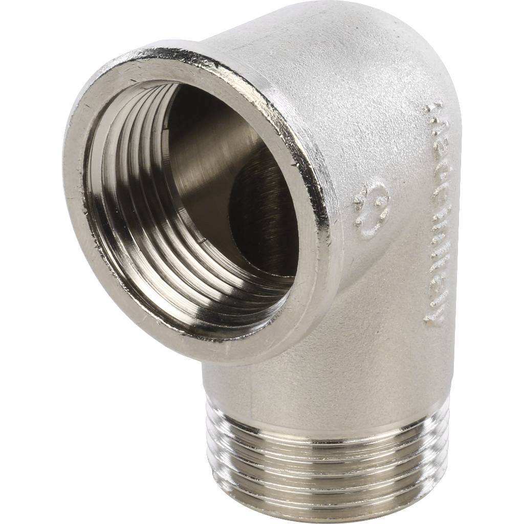 Угольник STOUT НВ никелированный 1, SFT-0012-000001