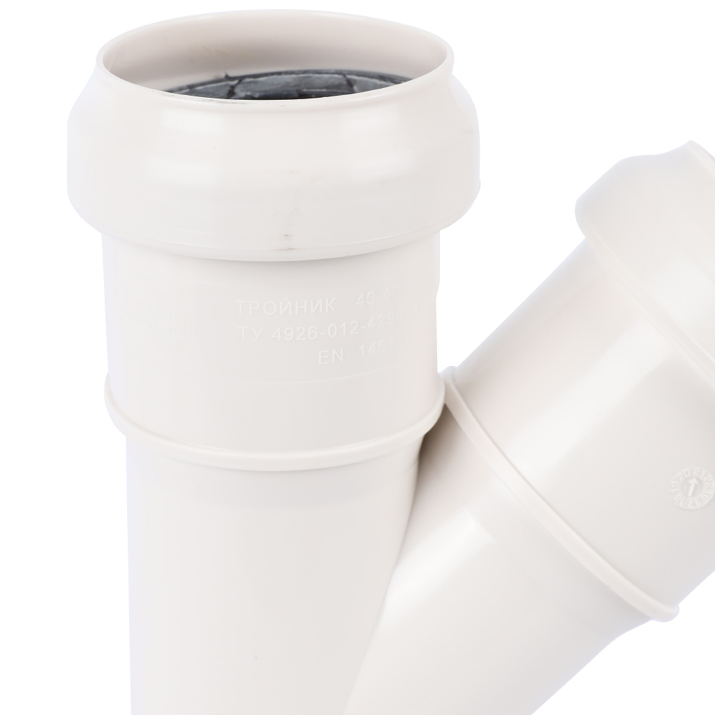 Тройник Sinikon КОМФОРТ ПЛЮС D040x040x45°, 508007.K