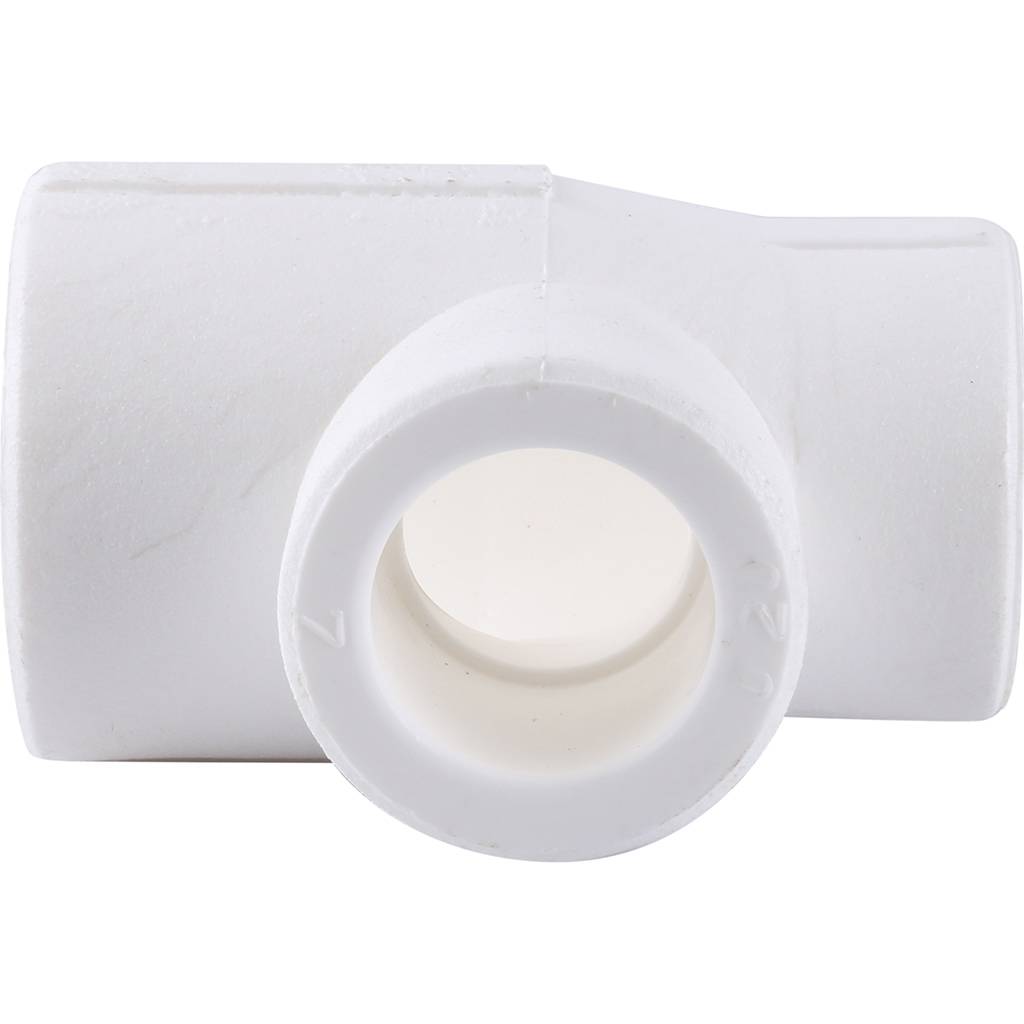 Тройник переходной Kalde 25х20х20 для полипропиленовых труб под сварку (цвет белый), 3212-tio-252020