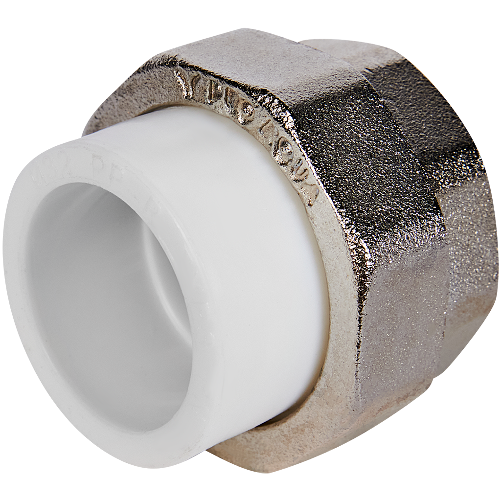 Муфта комбинированная Pro Aqua d=32-1.1/4 PP-R разъемная (американка) ВР Белая