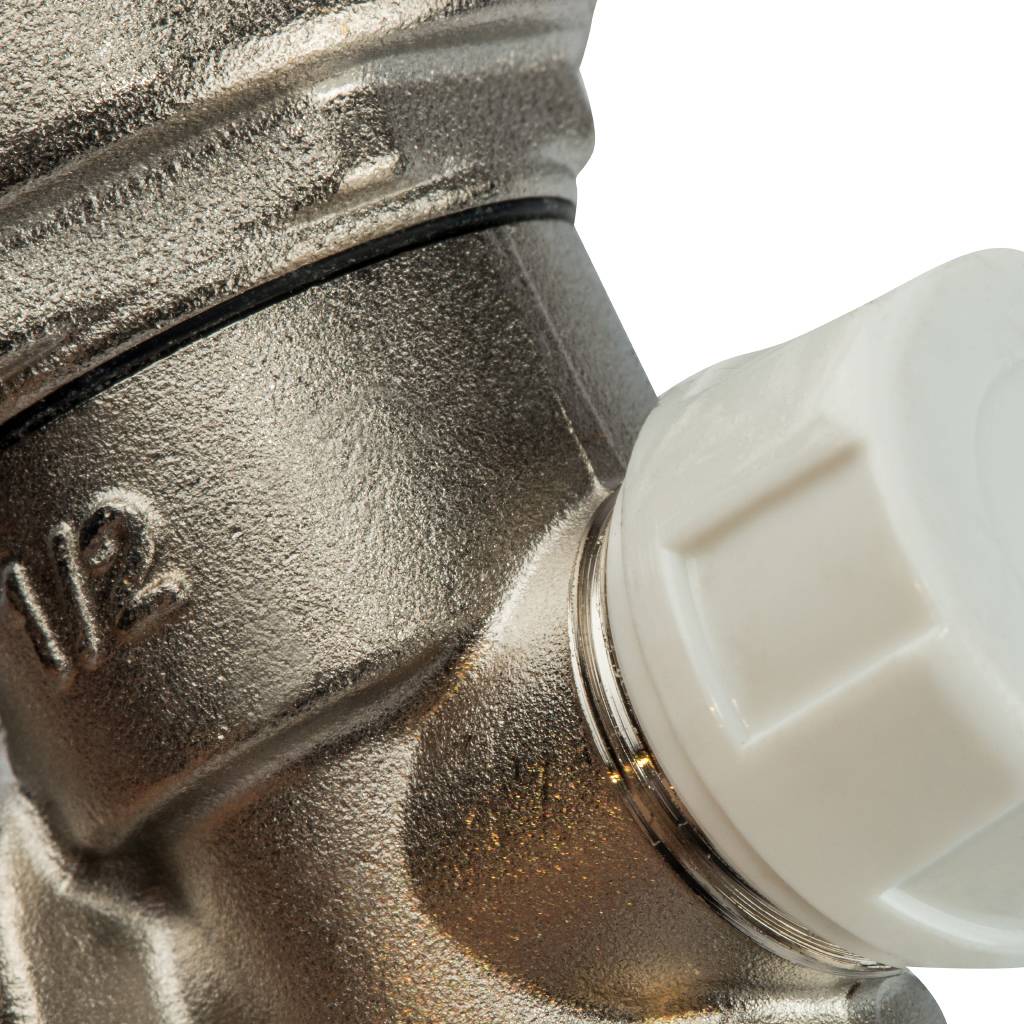 Регулируемый концевой фитинг для коллектора STOUT 1 с дренажным вентилем автоматический воздухоотводчик