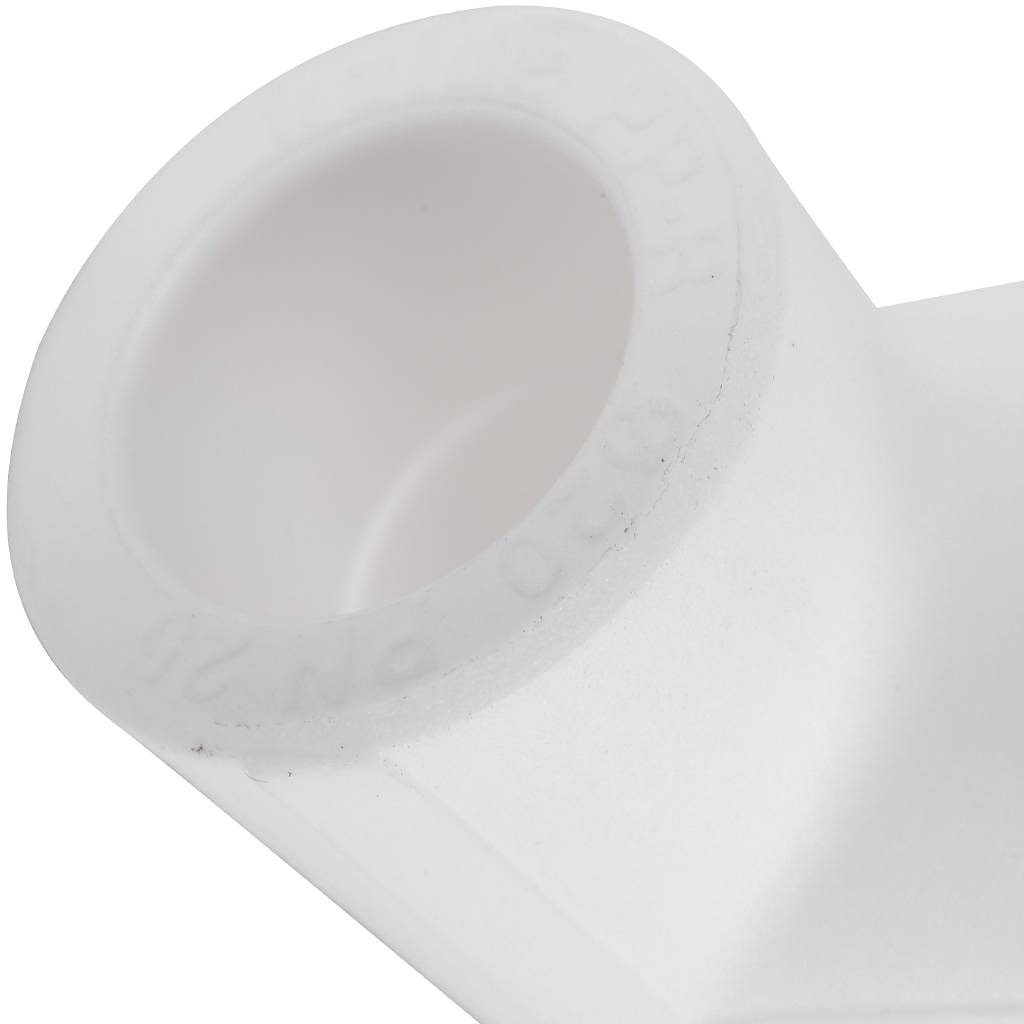 Тройник Kalde d=20 для полипропиленовых труб под сварку (цвет белый), R.3212-teo-200000