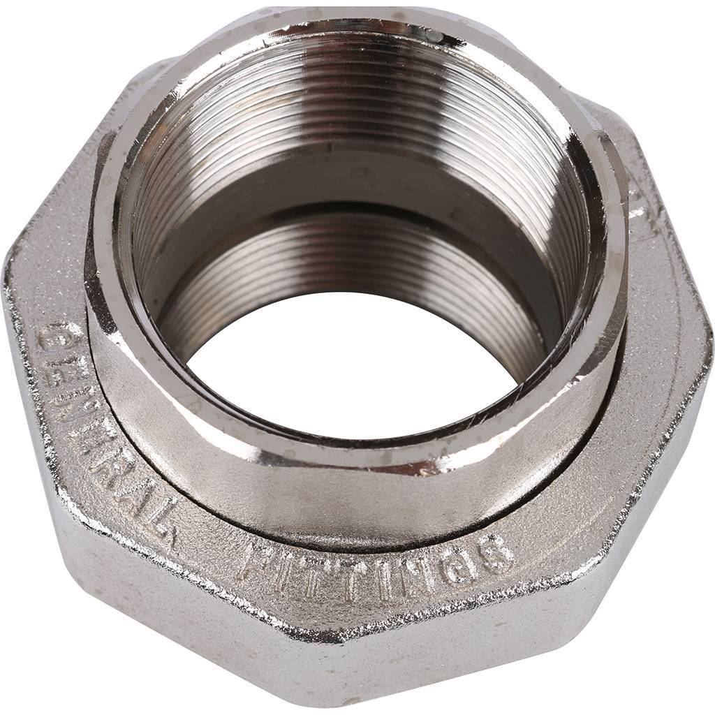 Разъемное соединение STOUT американка ВВ никелированное 1 1/2, SFT-0034-000112