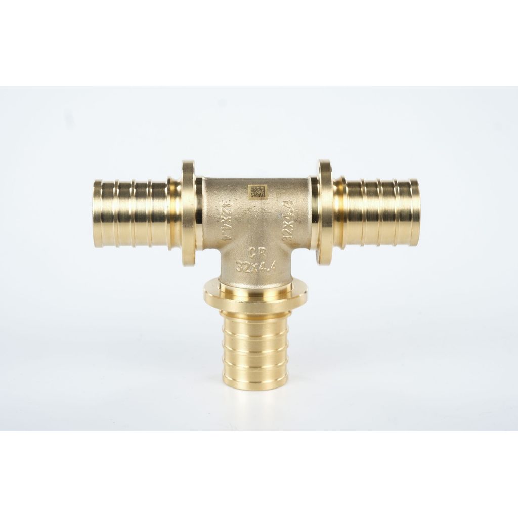 Тройник РЕХАУ равнопроходный 32-32-32 MX для труб из сшитого полиэтилена аксиальный