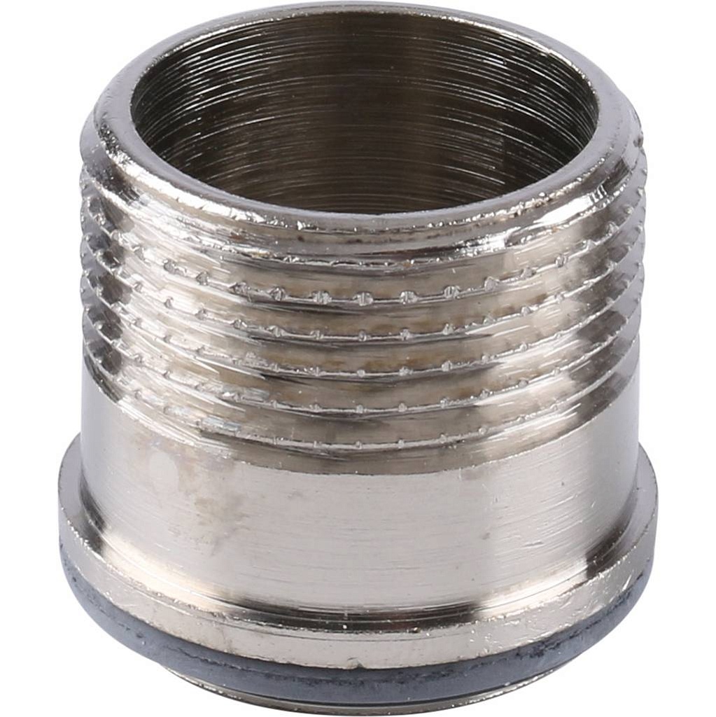 Кран шаровой Kalde разборный прямой с накидной гайкой 20x 3/4 для полипропиленовых труб под сварку (цвет белый)