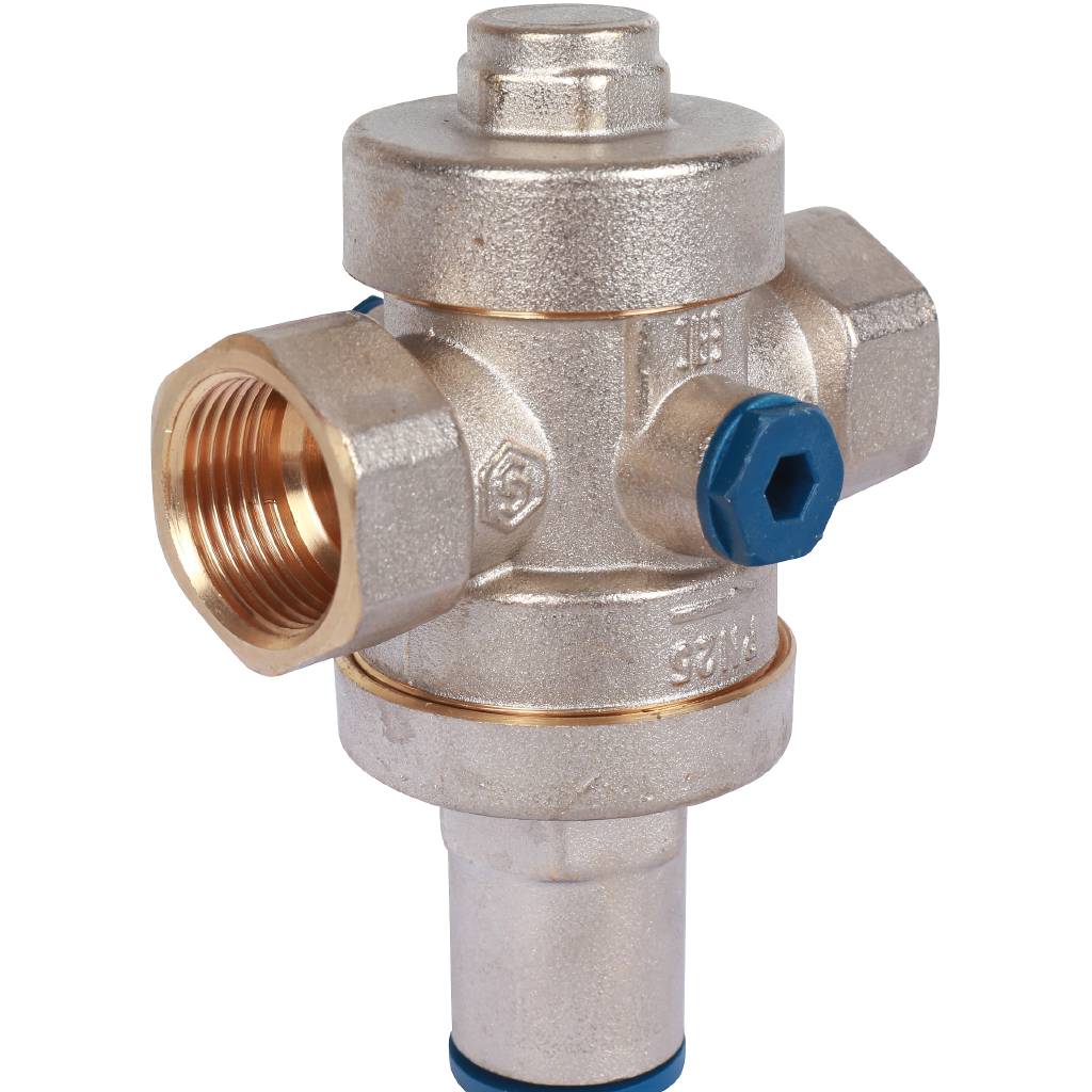 STOUT  Редуктор давления PN25 вн/вн 3/4  с выходом под манометр, SVS-1008-000020