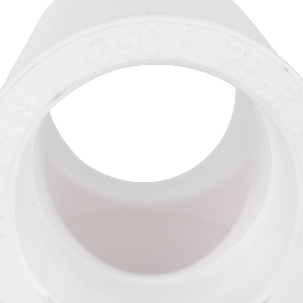 Тройник Kalde d=50 для полипропиленовых труб под сварку (цвет белый), R.3212-teo-500000