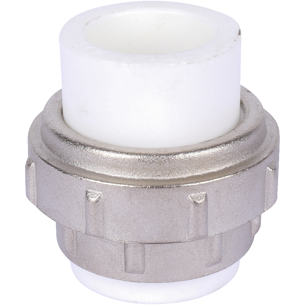 Разъемное соединение Kalde 25 для полипропиленовых труб под сварку (цвет белый)