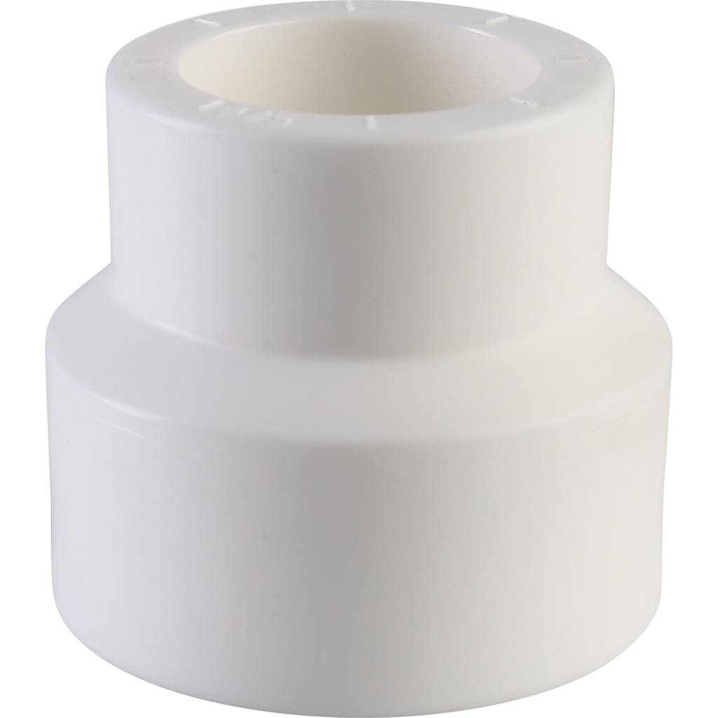 Муфта переходная Политэк 32х25 внутр./внутр. для полипропиленовых труб под сварку (цвет белый)