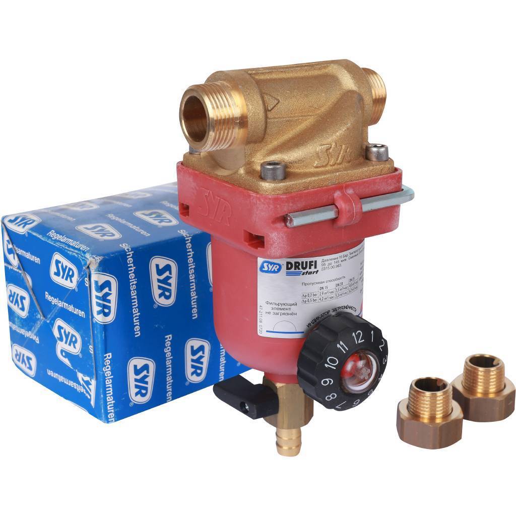 Фильтр SYR DRUFI Start Hot DN 15, 2315.15.007