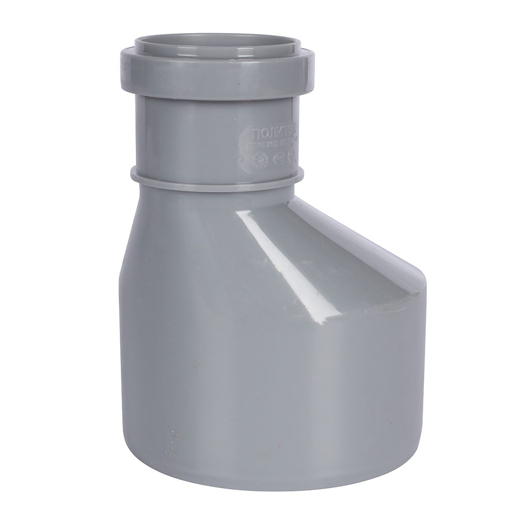 Переход эксцентрический Политэк 110/50 длинный, 511050