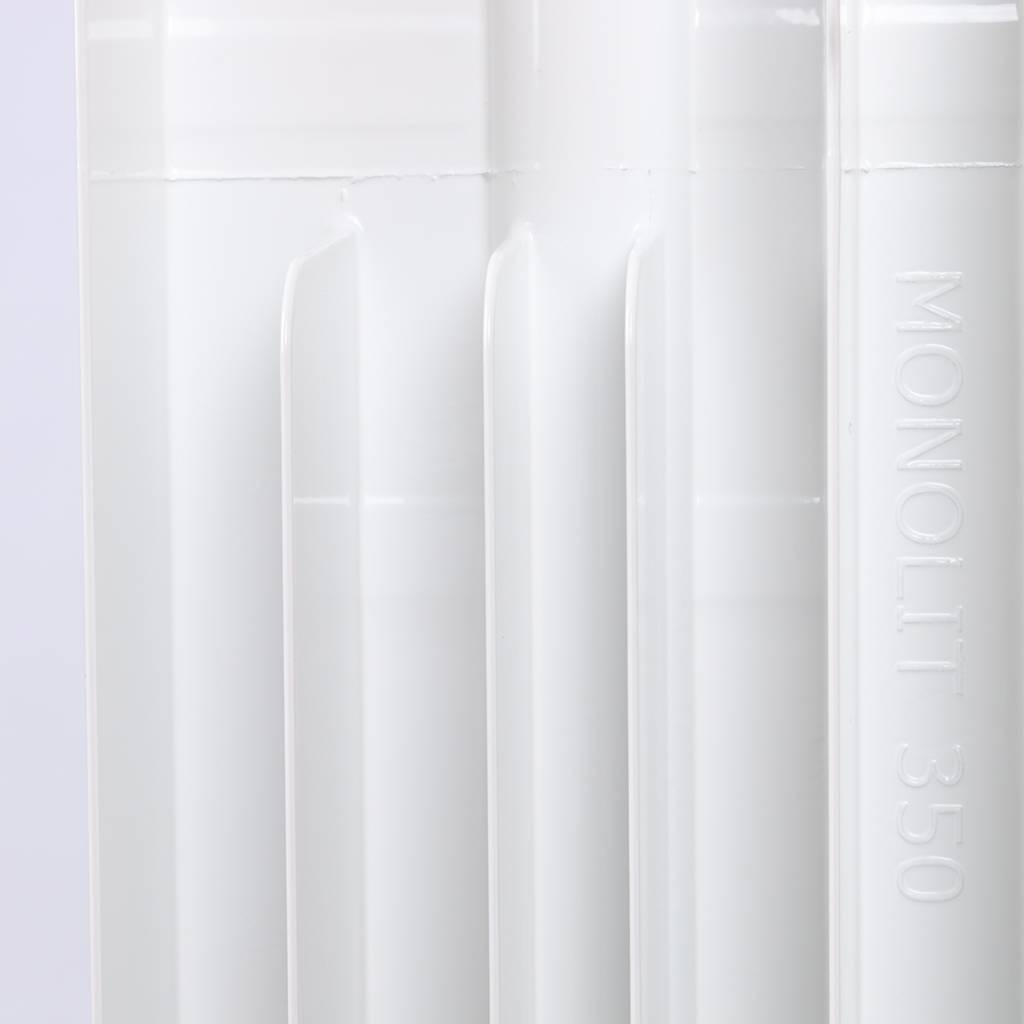 Радиатор биметаллический RIFAR MONOLIT 500 14 секций боковое подключение (белый RAL 9016), 3RM50-14