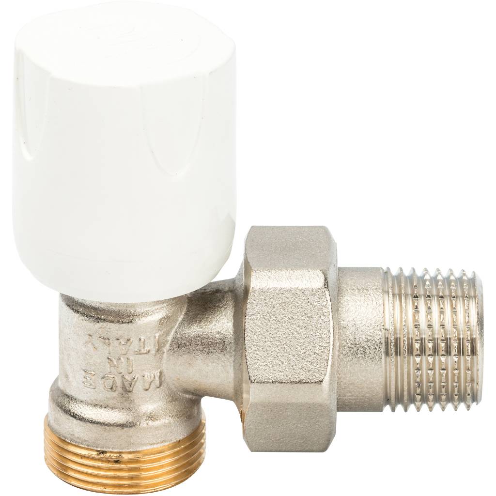 Кран регулирующий угловой для пластиковых труб LUXOR easy RS 112 1/2, 11122100