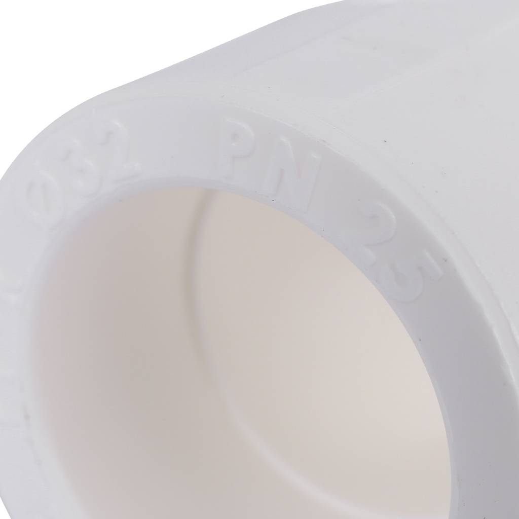 Угольник Kalde d=32 90* для полипропиленовых труб под сварку (цвет белый)