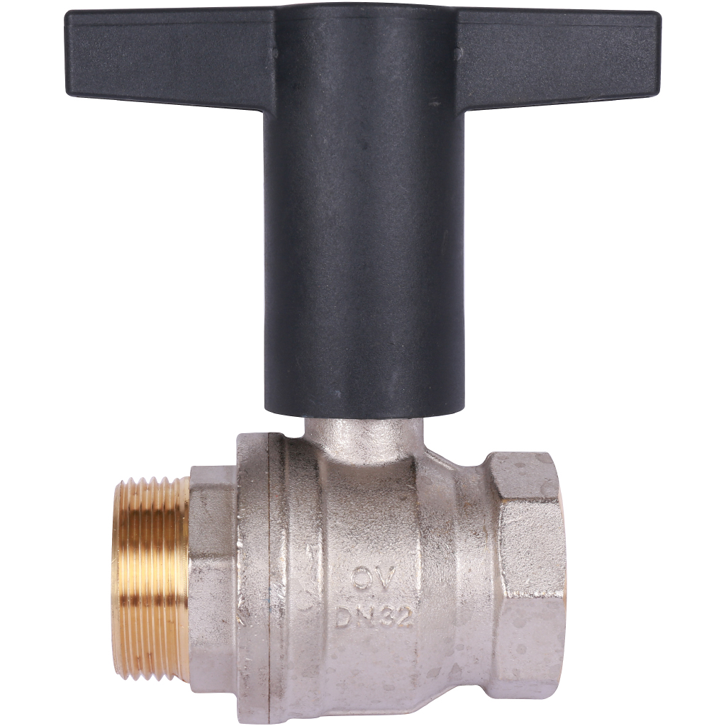 Кран шаровой OVENTROP Optibal с пласмас. Маховиком, ВР-НР 1 1/4, 1077310