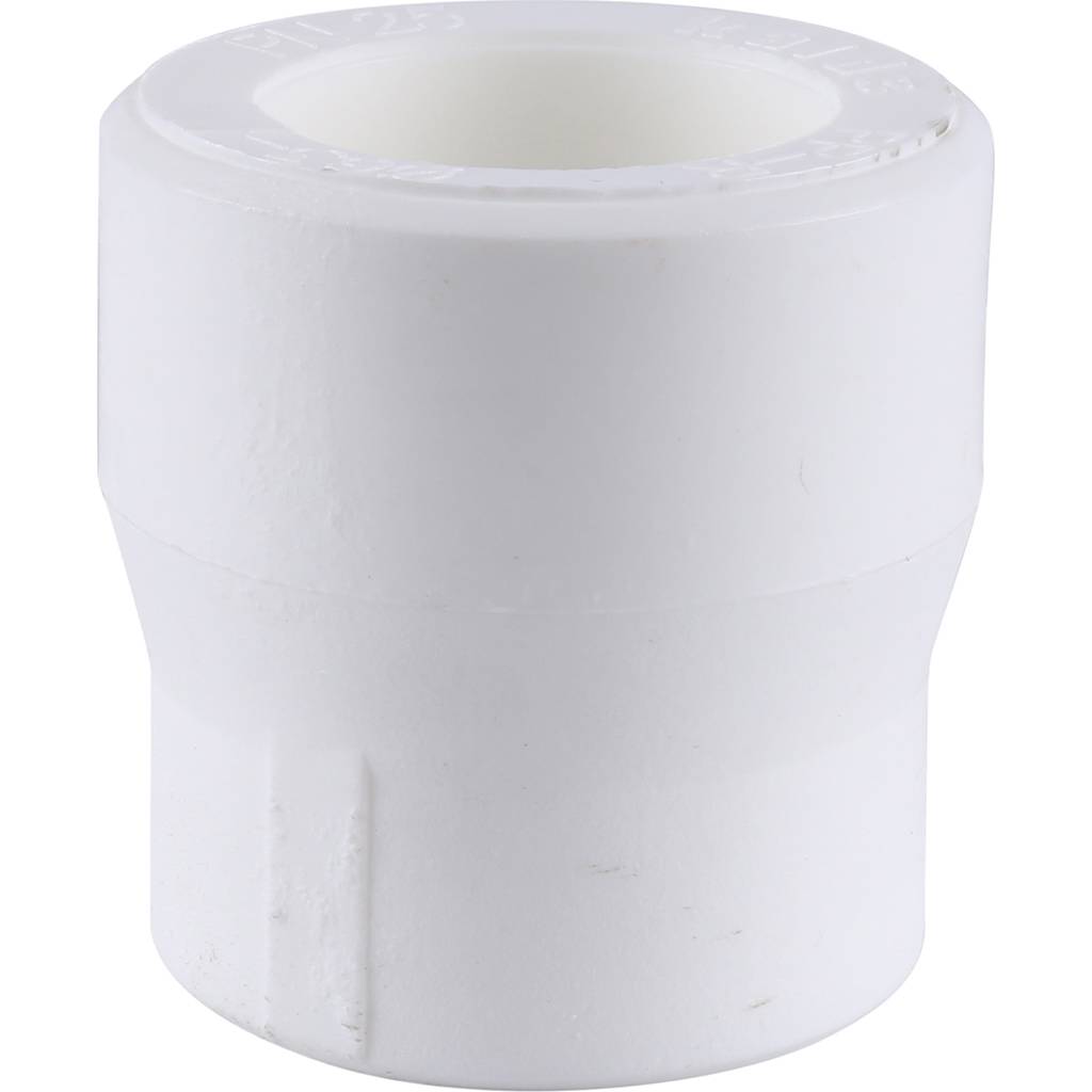 Муфта переходная Kalde 63x40 для полипропиленовых труб под сварку (цвет белый)