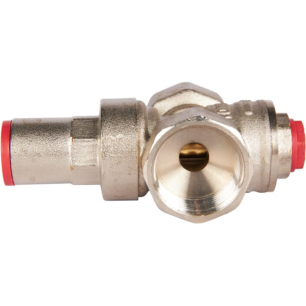 Редуктор давления ROMMER PN16 вн/вн 3/4  с выходом под манометр, RVS-0010-000020