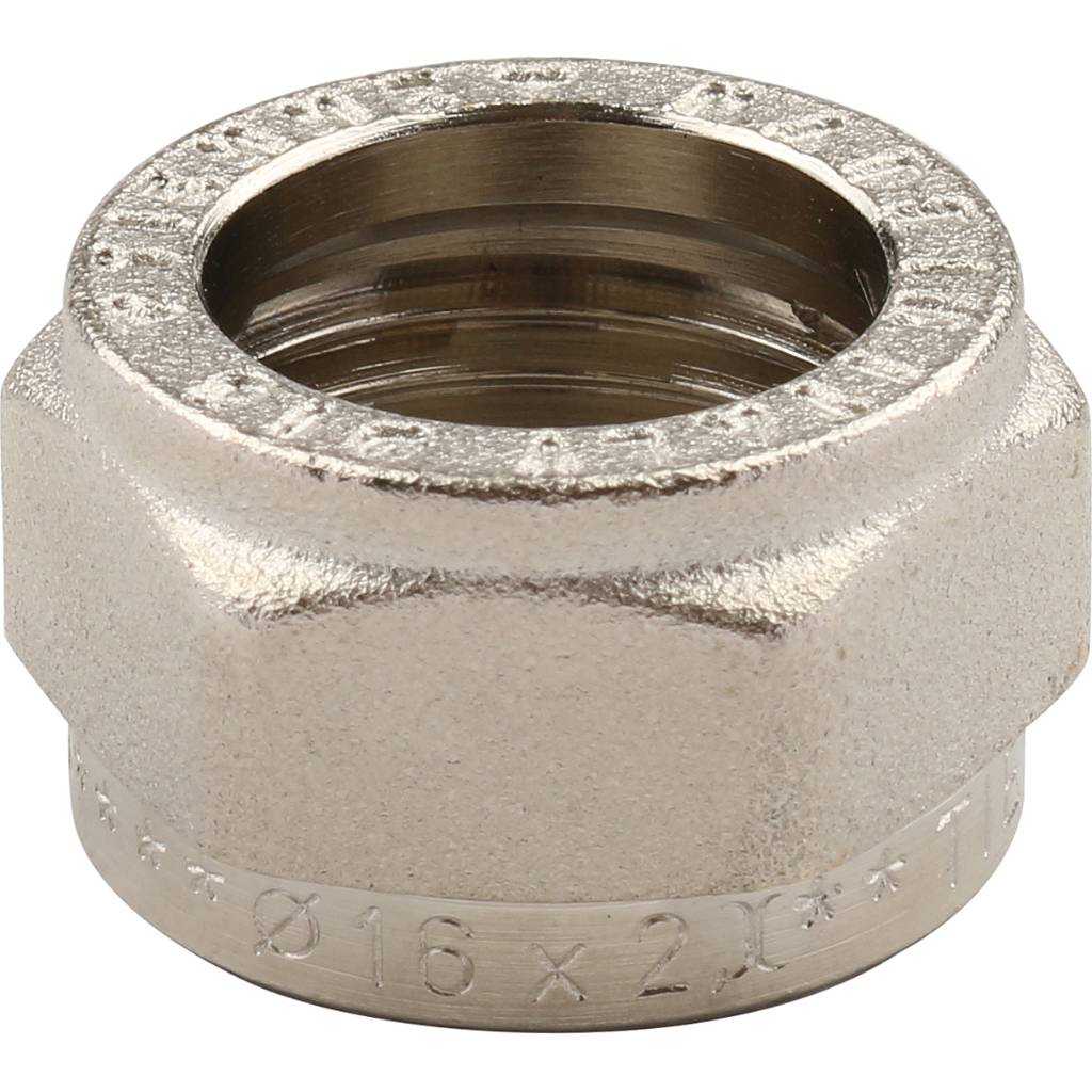 Тройник TIEMME с наружной резьбой (16х2.0х1/2) для металлопластиковых труб винтовой, 1600038